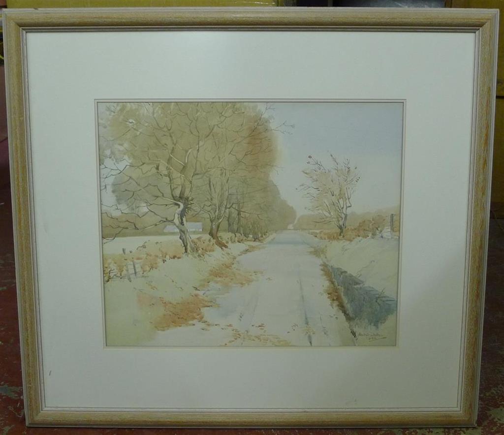 Alastair A. K. Dallas (1898-1983) Beggars Road, Cussie 50 x 60cm
